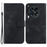 For TECNO Camon 30 Premier 5G Wallet Case Pattern Imprint Leather Stand Phone Cover - Black - 1