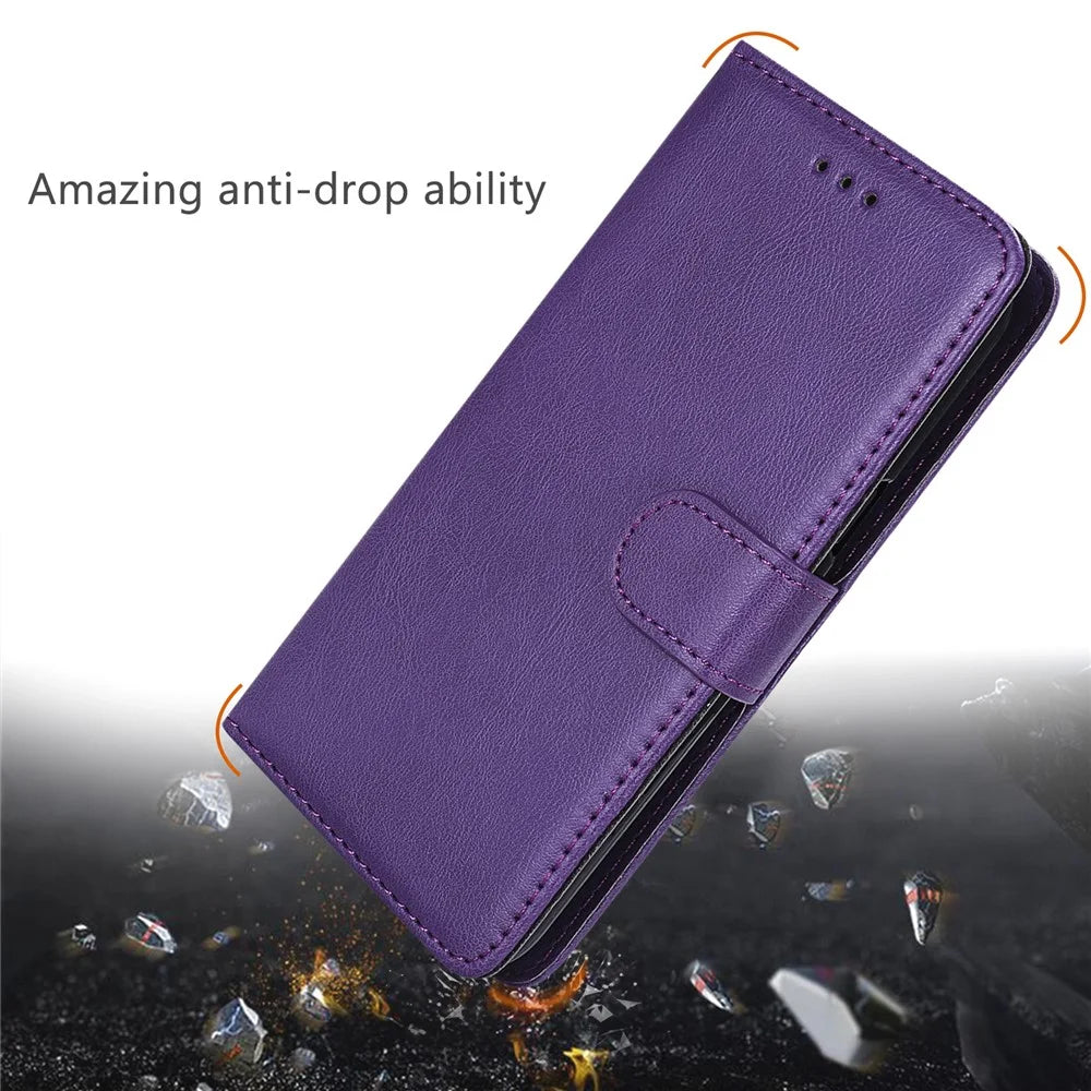 For Samsung Galaxy A55 5G Case 2 in 1 Detachable Magnetic Leather Wallet Mobile Cover with Strap - Brown - 7