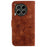 For TECNO Camon 30 4G / 30 5G Wallet Case Anti-Scratch Lily Imprint Leather Phone Cover - Brown - 7