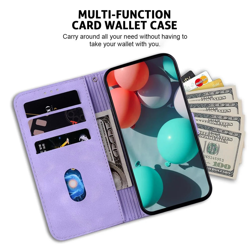 For TECNO Pova 6 5G / 6 Pro 5G Stand Case Pattern Imprint Leather Wallet Phone Cover - Purple - 3