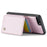 JEEHOOD J05 For iPhone 6 Plus / 7 Plus / 8 Plus / 6s Plus 5.5-inch Case Leather Mobile Cover with Detachable Magnetic Card Bag - Pink - 3