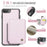 JEEHOOD J05 For iPhone 6 Plus / 7 Plus / 8 Plus / 6s Plus 5.5-inch Case Leather Mobile Cover with Detachable Magnetic Card Bag - Pink - 6