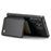 JEEHOOD J05 For Samsung Galaxy S24 Ultra Case Leather Mobile Cover with Detachable Magnetic Card Bag - Black - 4