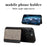 ESEBLE For iPhone 14 Pro Case Kickstand PU Leather Back Shell with Card Slots Color Splicing - Dark Grey - 7