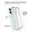 IMAK For iPhone 16 Clear Case Airbag Corners TPU Frame PC Back Cover - 3