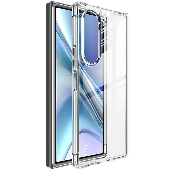 IMAK For Samsung Galaxy Z Fold6 5G Case TPU Frame PC Back Clear Phone Cover - 1