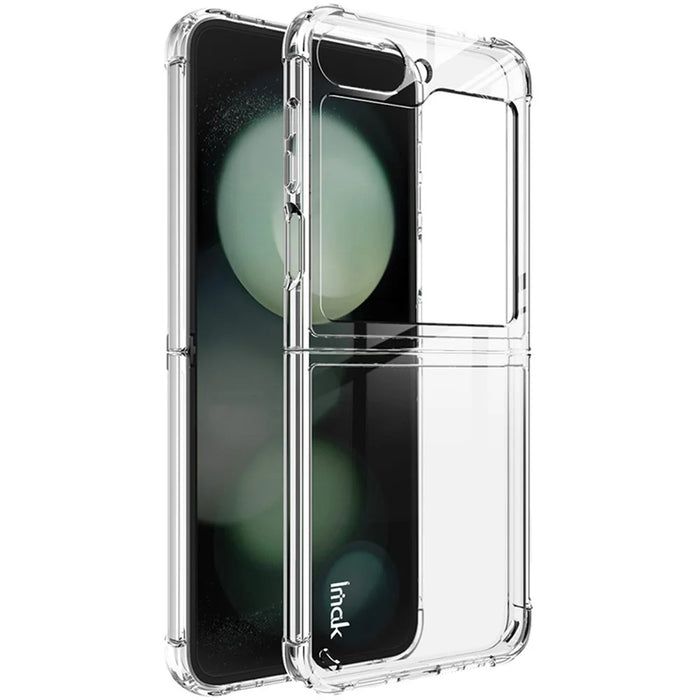 IMAK For Samsung Galaxy Z Flip7 FE 5G / Z Flip6 5G Clear Case PC+TPU Protective Phone Cover - 1