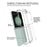 IMAK For Samsung Galaxy Z Flip7 FE 5G / Z Flip6 5G Clear Case PC+TPU Protective Phone Cover - 3
