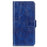 For Samsung Galaxy S24 FE Case Wallet Leather Phone Cover Crazy Horse Texture - Blue - 6