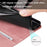 For Samsung Galaxy S24 FE Case PU Leather Stand Phone Cover with Zipper Pocket - Pink - 7
