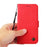 For Samsung Galaxy S24 FE Leather Wallet Cases Skin Touch Phone Cover Stand with Strap - Red - 6