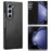 For Samsung Galaxy Z Fold6 5G Case Litchi Texture PU Leather + PC Phone Cover - Black - 1