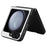 For Samsung Galaxy Z Flip7 FE 5G / Z Flip6 5G Case Crocodile Texture Leather+PC Folding Phone Cover - White - 2