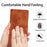 For iPhone 16 Plus Case Leather Imprinted Flower Card Slots Pocket Phone Cover with Wrist Strap - Brown - 5