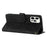 For iPhone 16 Pro Max Case Blooming Floral Flip Leather Phone Cover - Black - 4