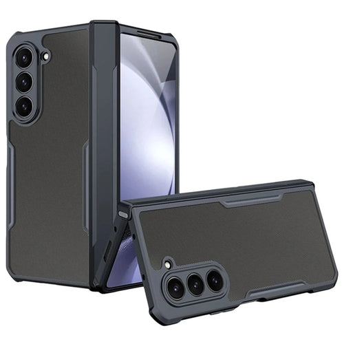 XUNDD For Samsung Galaxy Z Fold6 5G Case TPU+Acrylic  Precise Cutouts Phone Cover with Screen Film / Protective Bar - 1