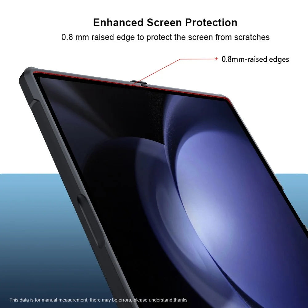 XUNDD For Samsung Galaxy Z Fold6 5G Case TPU+Acrylic  Precise Cutouts Phone Cover with Screen Film / Protective Bar - 5