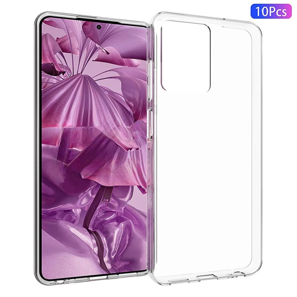 10Pcs / Pack For HMD Pulse+ / Pulse Pro Case Soft TPU Phone Cover Non-Watermark Transparent Crystal - 1
