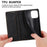 DF-05 For iPhone 16 Pro Wallet Case RFID Blocking PU Leather Phone Cover - Black - 6