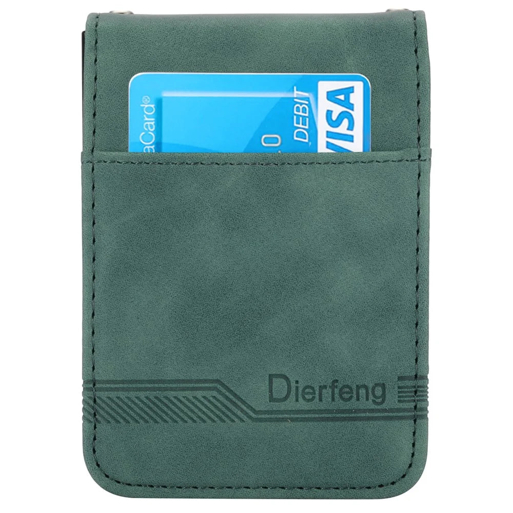DIERFENG DF-03 For Samsung Galaxy Z Flip7 FE 5G / Z Flip6 5G Card Slot Case Lines Imprinted Phone Cover - Green - 4