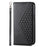 For iPhone 17e / 16e Wallet Case PU Leather Phone Cover Mobile Accessories   - Black - 5
