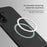 NILLKIN Super Frosted Shield Pro for Samsung Galaxy S24 FE Case PC+TPU Drop-Proof Shell Built-In Magnet Ring - Black - 7