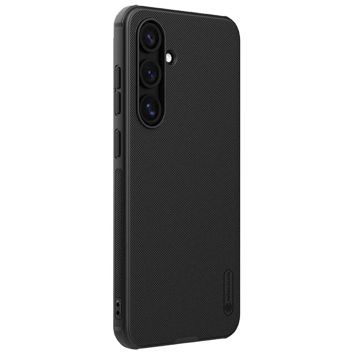 NILLKIN Super Frosted Shield Pro for Samsung Galaxy S24 FE Case PC+TPU Drop-Proof Shell - Black - 2