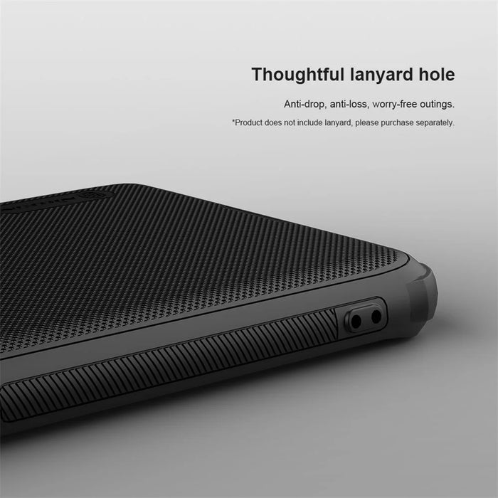 NILLKIN Super Frosted Shield Pro for Samsung Galaxy S24 FE Case PC+TPU Drop-Proof Shell - Black - 7