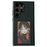 For Samsung Galaxy S23 Ultra E Ink Phone Cover 4-Color Display Pattern Customized Case - Black - 1