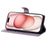 For iPhone 16 Pro Max Case Butterfly Floral Imprint Leather Stand Phone Cover with Wallet - Purple - 3