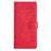 For Samsung Galaxy S23 FE Phone Case Butterfly Floral Imprint Leather Wallet Cover - Red - 5