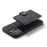 JEEHOOD J01 For iPhone 15 Plus Case Leather Back Cover Detachable Magnetic Card Holder - Black - 6
