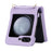 For Samsung Galaxy Z Flip5 5G Crossbody Case Card Holders PU Leather+PC Phone Cover RFID Blocking - Purple - 2