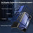 For Samsung Galaxy Z Fold6 5G Case Magnetic Kickstand Hard PC Shockproof Protective Cover - Sapphire - 4