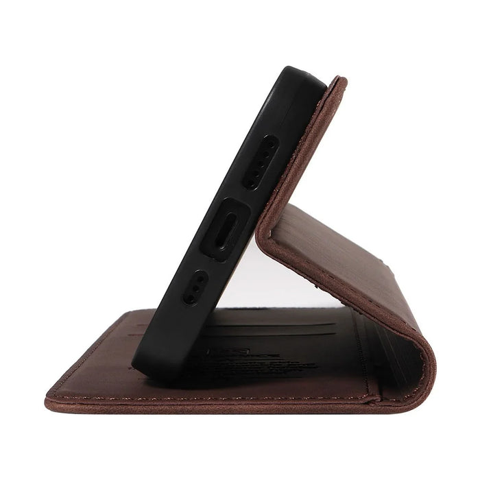 BETOPNICE 003 For Realme Note 60x 4G / C63 4G / C61 4G / Note 60 Leather Phone Case RFID Blocking - Brown - 6