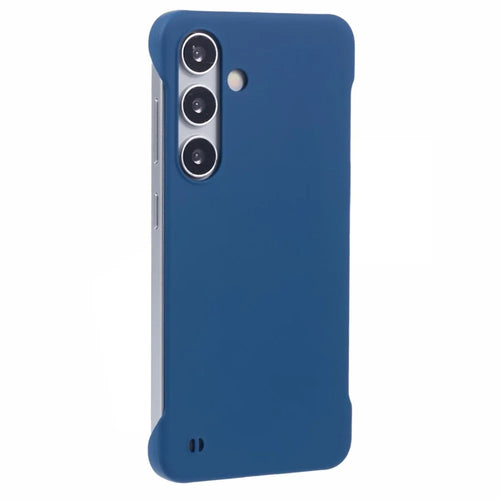 For Samsung Galaxy S24+ Case Frameless Hard PC Anti-Scratch Phone Cover - Sapphire - 1