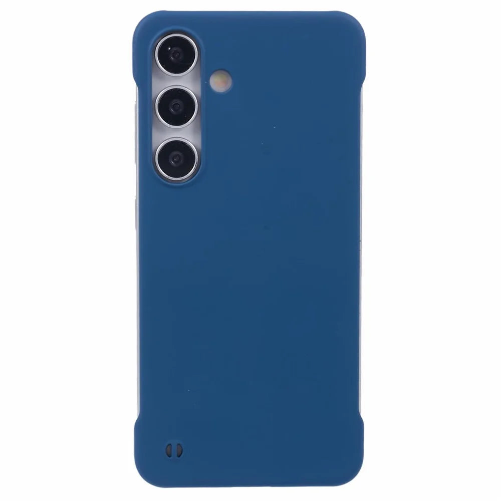 For Samsung Galaxy S24+ Case Frameless Hard PC Anti-Scratch Phone Cover - Sapphire - 3