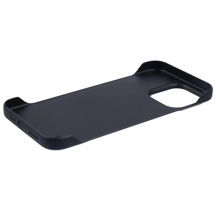 For iPhone 14 Pro Max Case Borderless Design Hard PC Phone Cover Ultra-Thin Lightweight - Black - 4