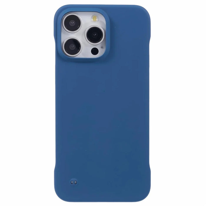 For iPhone 14 Pro Case Hard PC Borderless Protector Back Phone Cover - Sapphire - 3
