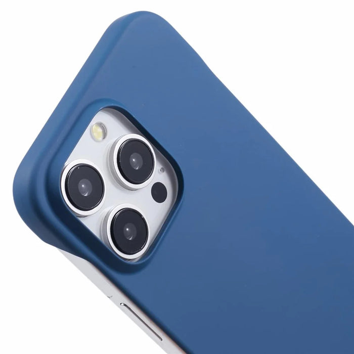 For iPhone 14 Pro Case Hard PC Borderless Protector Back Phone Cover - Sapphire - 6