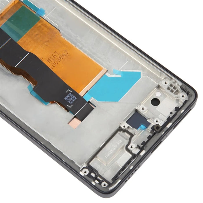For Xiaomi Poco F5 5G / Redmi Note 12 Turbo OEM Grade S AMOLED Screen and Digitizer Assembly + Frame (Without Logo) - Black - 4