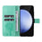 For Samsung Galaxy S24 FE Phone Case with Stand Cat Tree Pattern Leather Wallet Mobile Cover - Green - 2