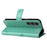 For Samsung Galaxy S24 FE Phone Case with Stand Cat Tree Pattern Leather Wallet Mobile Cover - Green - 3