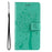 For Samsung Galaxy S24 FE Phone Case with Stand Cat Tree Pattern Leather Wallet Mobile Cover - Green - 7