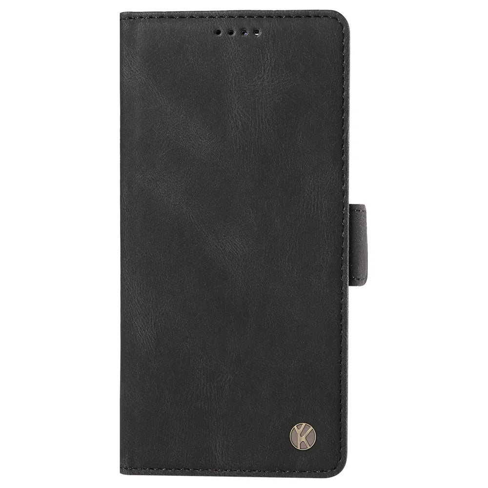 YIKATU YK-005 For vivo S19 5G / V40 5G Leather Phone Case Side Magnetic Clasps - Black - 7
