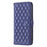 BINFEN COLOR BF Style-14 For HMD Pulse+ Case Rhombus Imprint Leather Phone Cover - Blue - 6