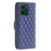 BINFEN COLOR BF Style-14 For HMD Pulse+ Case Rhombus Imprint Leather Phone Cover - Blue - 7