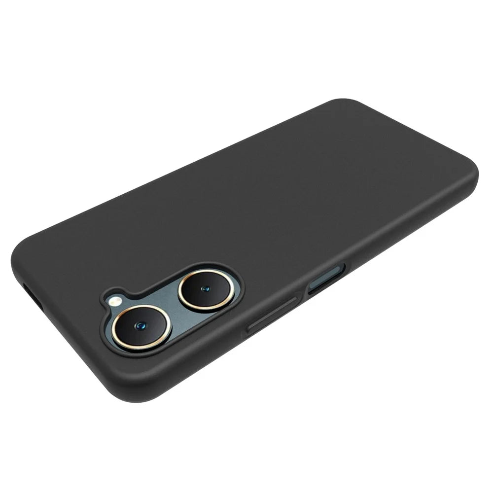 10Pcs  /  Pack for vivo Y28s 5G Case TPU Matte Finish Phone Protector - Black - 2