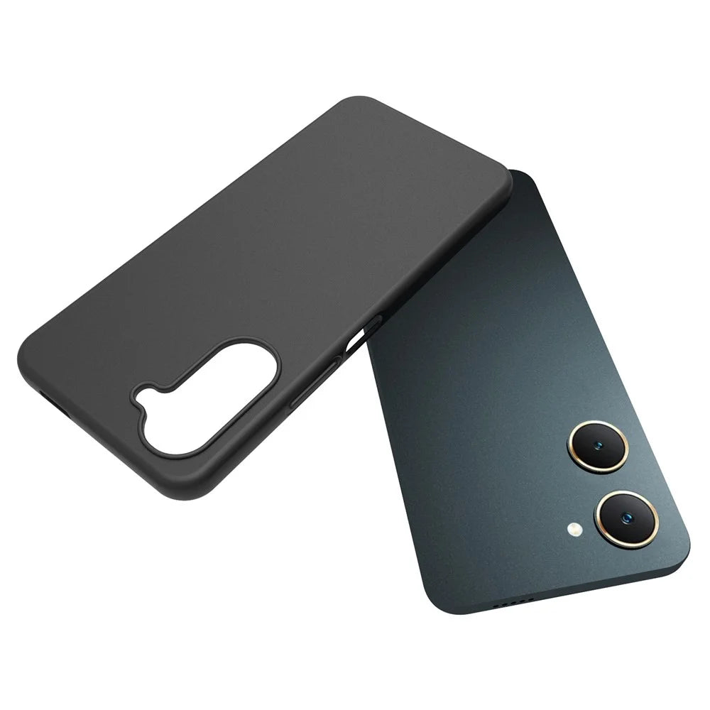 10Pcs  /  Pack for vivo Y28s 5G Case TPU Matte Finish Phone Protector - Black - 4