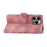 For iPhone 16 Pro Max Leather Case Multiple Card Slots Phone Cover with 2 Straps - Pink - 2